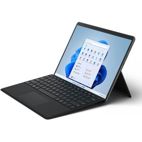 تصویر تبلت مایکروسافت سرفیس Surface Pro 8 - i7 1185G7 -16 -512 - کیبورد+قلم+گلس 