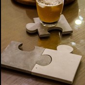 تصویر زیرلیوانی بتنی پازل 