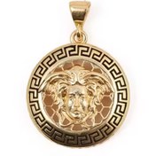 تصویر مدال زنانه طرح ورساچ ژوپینگ طلایی 