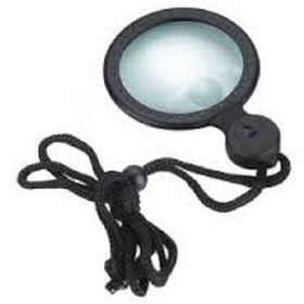 تصویر ذره بین گردنبندی چراغدار 2 ذره بینه 