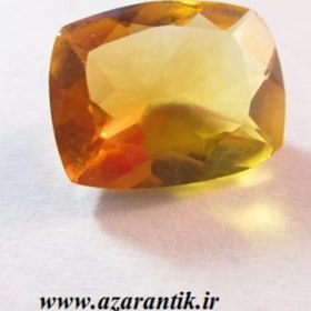 تصویر نگین سیترین اصل و معدنی کد 1569 