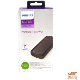 تصویر شارژر همراه فیلیپس مدل DLP2713 ظرفیت 13000 میلی آمپر ساعت Philips DLP2713 13000mAh Power Bank