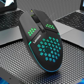 تصویر ماوس بیسیم گیمینگ لنوو مدل M105 ا Lenovo Wired Gaming Mouse M105 Lenovo Wired Gaming Mouse M105