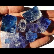 تصویر نمک آبی خوراکی سنگ نمک ابی طبیعی بلور نمک ابی نمک ابی ارزان نمک آبی مات نمک آبی  شکری مات نمک آبی سمنان کریستال نمک ابی 
