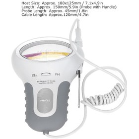 تصویر تستر کیفیت آب دیجیتال PRAV 2 in 1 مدل PC102 