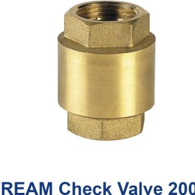 تصویر شیر یکطرفه خودکار برنجی 1 اینچ استریم مدل ″STREAM Check Valve 2002 1 