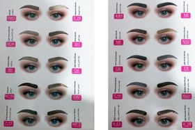 تصویر رنگ ابروی سیلا 15ml - C10 بلوند دودی پلاتینه Sila Color Cream Eyebrow