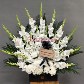 تصویر باکس گل ترحیم گلایل 