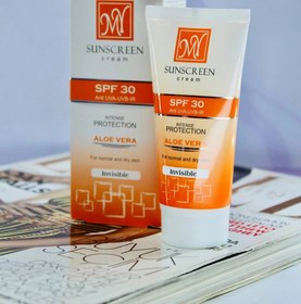 تصویر کرم ضد آفتاب بدون رنگ مای، SPF30، 