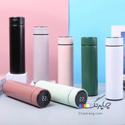 تصویر فلاسک و تراول ماگ یونیک Unique با دماسنج دیجیتال 