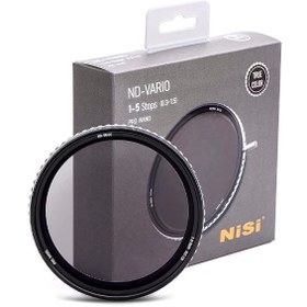 تصویر فیلتر نیسی NiSi ND-VARIO Pro Nano 1.5-5stops Enhanced 82mm 