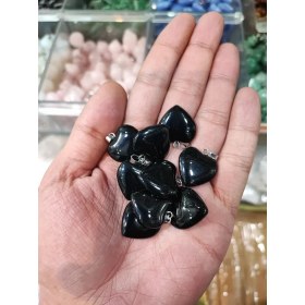 تصویر آویز اونیکس قلب کد 7611 