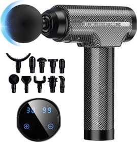 Muscle Massage Gun - TYIAUS Percussion Massager Gun Deep Tissue with 30  Adjustable Speeds and 6 Heads, Portable Body Muscle Massager for Office Gym  Home Post-Workout Recovery Black