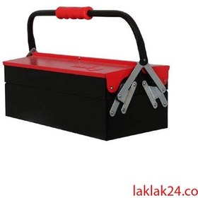 تصویر جعبه ابزار آروا مدل 4702 فلزی ۲ طبقه سایز ۳۰ سانت 