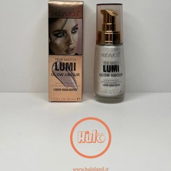 تصویر شیمر بدن مایع هدی موجی - طلایی HudaMoji Liquid Highlighter