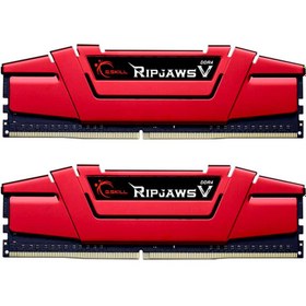 تصویر رم جی اسکیل ریپ جاوز وی 16 گیگابایت فرکانس 3200 مگاهرتز G.SKILL RipjawsV DDR4 16GB (8GB x 2) 3200MHz CL16 Dual Channel Desktop Ram