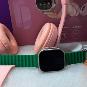 تصویر پک ساعت هوشمند TK703 به همراه هدفون بلوتوثی و عینک دخترانه 