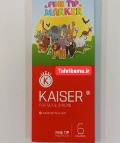 تصویر ماژیک نقاشی 6 رنگ کایزر kaiser