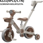 تصویر سه چرخه کودک موزیکا چراغدار 