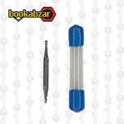 تصویر فرز الماس سرتخت قطر 1.5 طول 37 کارگیر 3 دنباله 3 2 پر 2 سر 