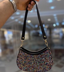 تصویر کیف مجلسی نگین کاری 