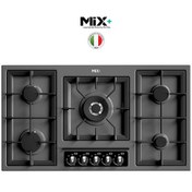 تصویر اجاق گاز میکس پلاس مدل E518M ۵ شعله 