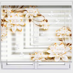 تصویر پرده زبرا مدل TD-23 سایز ۱۱۰x۱۵۰ سانتی متر 