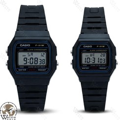 تصویر ساعت مچی کامپیوتری ست زنانه و مردانه مردانه کاسیو - ست CASIO F-91W