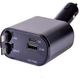 تصویر شارژر فندکی 66 وات مدل 411 