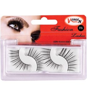 تصویر مژه مصنوعی نیمه E105-F6 ورژن Vergen E105-F6 Eyelash