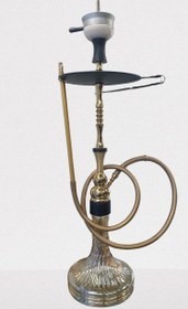 تصویر قلیون برند موسو رنگ طلایی SHISHA