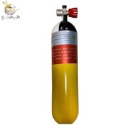 تصویر کپسول فولادی ۶ لیتری گیج دار 