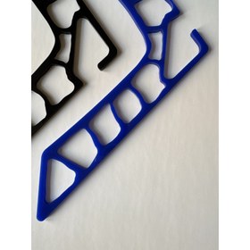 تصویر هنگر لباس آبی پک یک عددی 