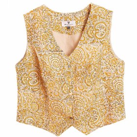 تصویر جلیقه دکمه دار انار 