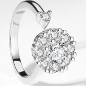 تصویر انگشتر ضد استرس چرخشی استیل فری سایز رنگ ثابت کد 13 worry rings code 13