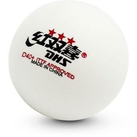 تصویر توپ پینگ پنگ DHS ۳ ستاره بسته ۱۰ عددی 