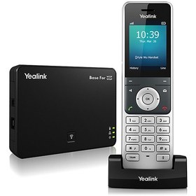 تصویر تلفن بیسیم Dect Phone Yealink W56P handset and base 