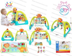 تصویر آویز بازی 5 در 1 جغد هولی تویز 2105 - Huile Toys 5 in 1 Play Gym 