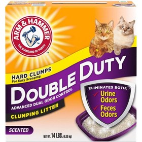 تصویر خاک گربه چندکاره Arm & Hammer با قدرت جذب بالا، بدون عطر، 9.07 کیلوگرم برند arm & hammer Arm & Hammer Multi-Cat Strength Clumping Litter, Unscented 9.07 kg