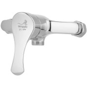 تصویر شیر توالت اسناپل مدل دنیز با بدنه برنجی | گارانتی 7 ساله 