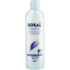 تصویر شامپو تقویتی ضد ریزش بدون سولفات روزال 400 میل ROSAL Shampoo Treatment Anti Hair Loss Or All Type Of Hair Loss Absolute Energizing 400Ml