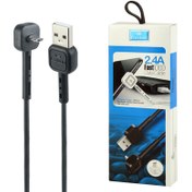 تصویر کابل میکرو یو اس بی فست شارژ Earldom EC-056M 2.4A 1m Earldom EC-056M 2.4A 1m MicroUSB Data Cable