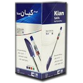 تصویر سلنا - خودکار نوک تیز آبی 50 عددی pen kian