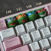 تصویر کیکپ هنری طرح لاکپشت های نینجا 