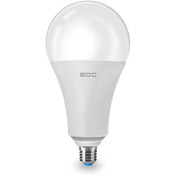 تصویر لامپ ال اي دي حبابي E27 ‏ 30 وات زرد آفتابی ای دی سی EDC 