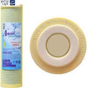 تصویر فیلتر دستگاه تصفیه آب آکوا پیورست مدل GOLDEN-RO 04 مجموعه 4 عددی 