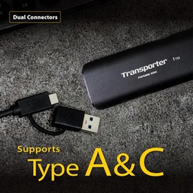 تصویر اس اس دی Transporter Portable اکسترنال پاتریوت ۱ ترابایت Patriot Transporter Portable 1TB External SSD Drive