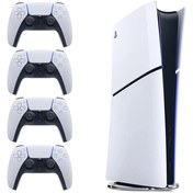 تصویر کنسول بازی سونی PS5 Slim Digital | به همراه سه دسته اضافه Sony PlayStation 5 Slim Digital + 3 extra controller