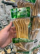 تصویر ست قاشق پيمانه بامبو ٦عددى 