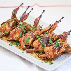 تصویر گوشت بلدرچین 5 عددی پاک شده 